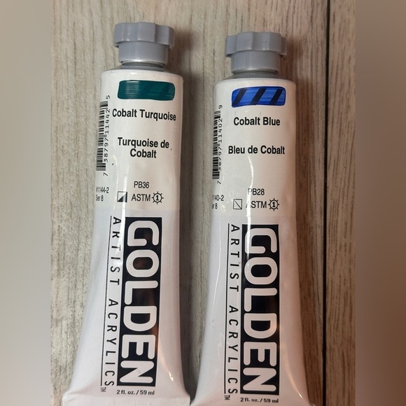 Golden Heavy-body Acrylic Paint - Lot of (8) of 2 oz Tubes - HIGH Series Only!! - Picture 5 of 5